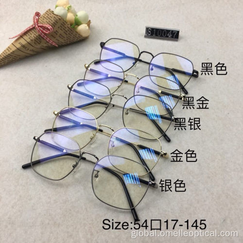 Oval Glasses Lens Man Optical Frames Full Frame Optical Glasses Manufactory